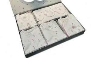 نیلی سرویس جعبه ای 13 تیکه طرح قو 2