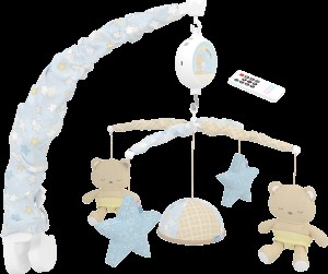 رز برن خرس مهربان آویز تخت موزیکال