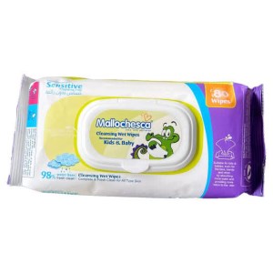 مالوچسکا دستمال مرطوب 80 برگی 98 درصد بر پایه آب