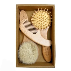 اونت برس شانه چوبی 3 تیکه