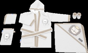 رز برن طرح شیر ست حوله پنج تیکه