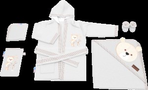 رز برن خرس و خرگوش سرویس حوله پنج تیکه